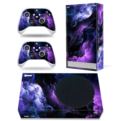Skin Sticker Protective Decal Removable Cover for Xbox Series S Console and 2 Controllers Marble Texture GadgetGlobe