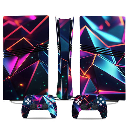 Game Console Skin Sticker Set Controller Protective Film Decal Full Body Wrap Anti-Scratch Gaming Accessories for PS5 PRO GadgetGlobe