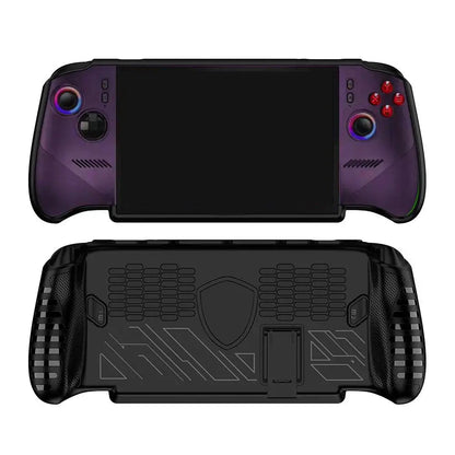 For MSI Claw 8 EX AI+ Gaming Handheld Console Protective Case With TPU And Bracket Anti‑Fall Collision Protection Accessory GadgetGlobe
