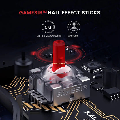 GameSir Kaleid Xbox Controller Wired Gamepad for Xbox Series X, Xbox Series S, Xbox One Game Console, with Hall Effect Joystick - GadgetGlobe