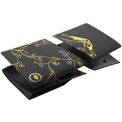 Premium ABS Replacement Replacement Shell Accessories for PS5 Slim Disc Version Protective Cover Hard Plastic Faceplate GadgetGlobe