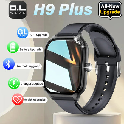 LAXASFIT H9 Smart Watch Men Women Sports Fitness Tracker 2.01 inch HD Screen Bluetooth Talking Smart Watch For Android IOS GadgetGlobe