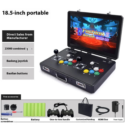 24 inch 31.5 inch Game Machine Portable Folding Double Rocker Dual System Home Arcade Integrated Machine Pandora Moonlight Box GadgetGlobe