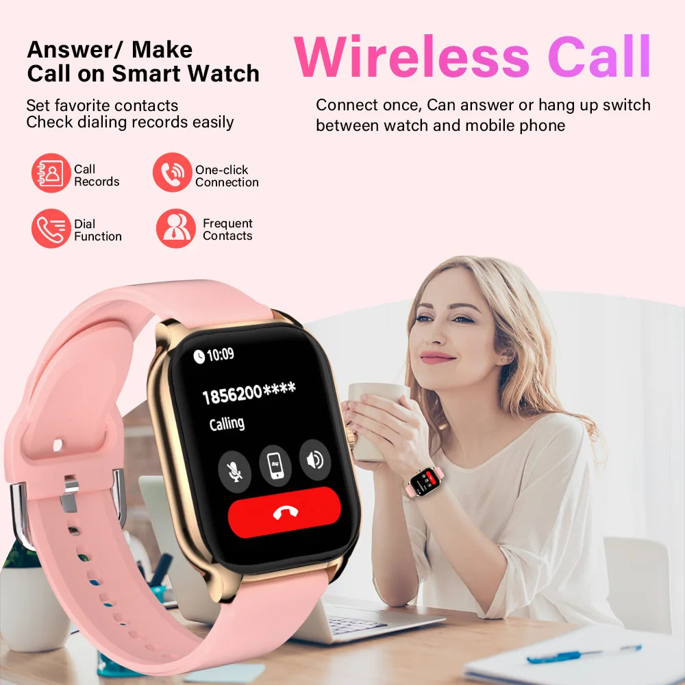 LAXASFIT H9 Smart Watch Men Women Sports Fitness Tracker 2.01 inch HD Screen Bluetooth Talking Smart Watch For Android IOS GadgetGlobe