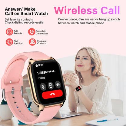 LAXASFIT H9 Smart Watch Men Women Sports Fitness Tracker 2.01 inch HD Screen Bluetooth Talking Smart Watch For Android IOS GadgetGlobe