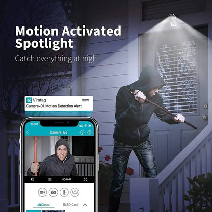Outdoor WiFi Camera Color Night Vision - GadgetGlobe