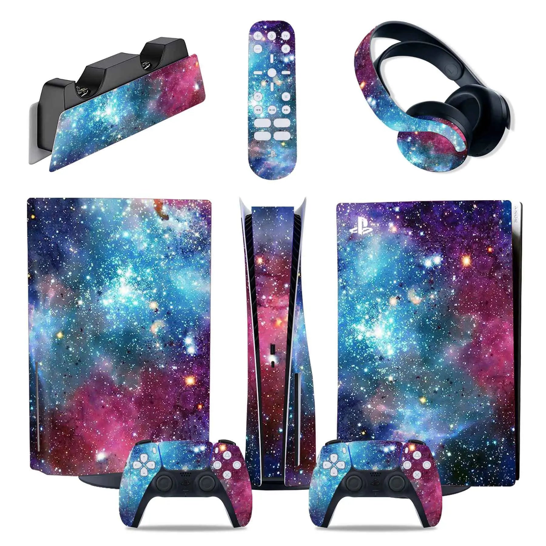 PS5 Sticker Set Game Console Full Body Sticker - GadgetGlobe