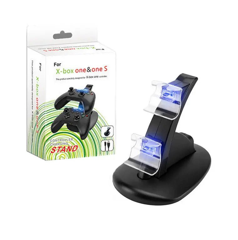 Plastic Gamepad Two - seater Controller Charger - GadgetGlobe