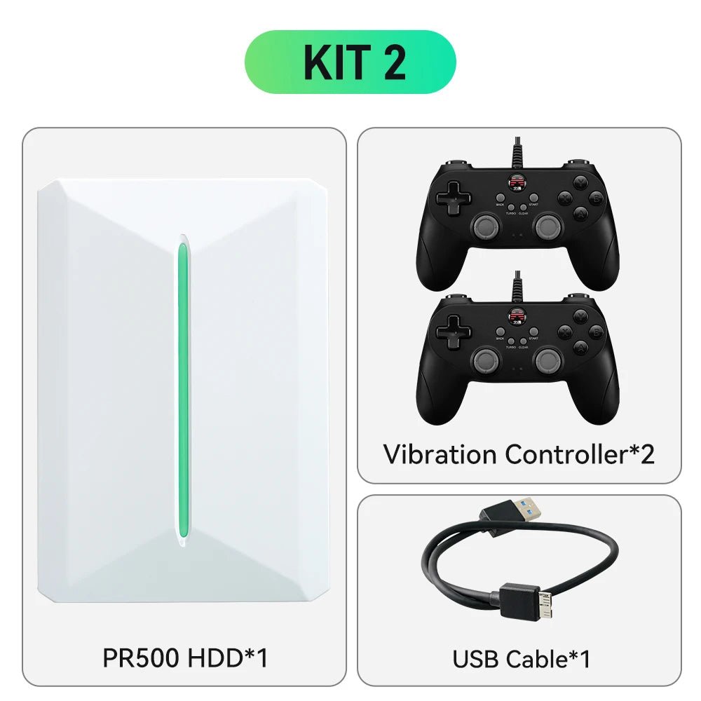 retro gaming hard drive external storage device