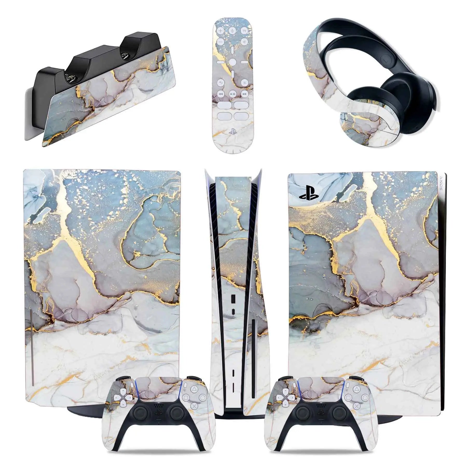 PS5 Sticker Set Game Console Full Body Sticker - GadgetGlobe